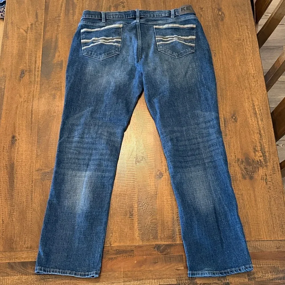 KEY Aristocrat  McKey Straight-Leg Boot-Cut Jeans